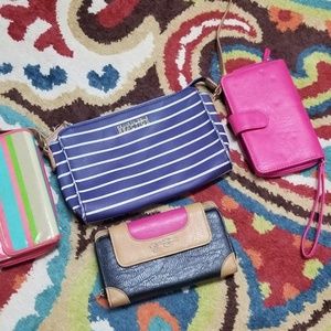 Kenneth cole purse with three wallets